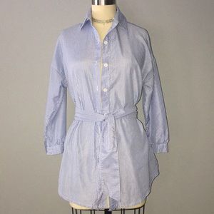 Button Down Shirt With Tie